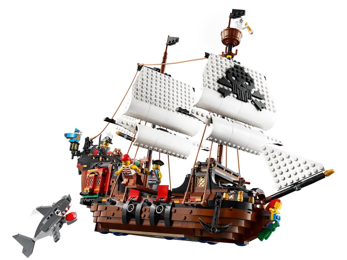 Creator 3-in-1 Pirate Ship LEGO Set 1264 Pieces LEGO Creator