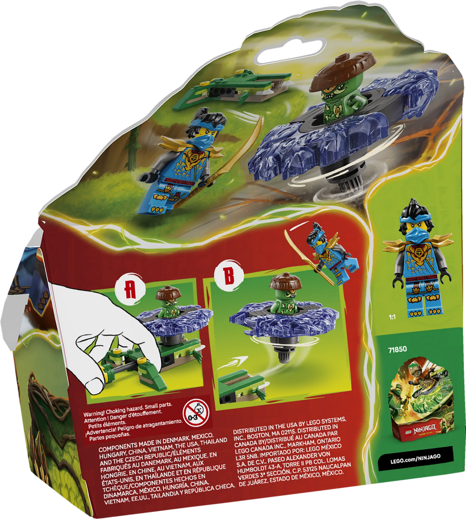 LEGO NINJAGO® - Nya vs. Mutation Monster Spinner 71849 (49 Pieces LEGO NINJAGO® - Nya vs. Mutation Monster Spinner 71849 (49 Pieces