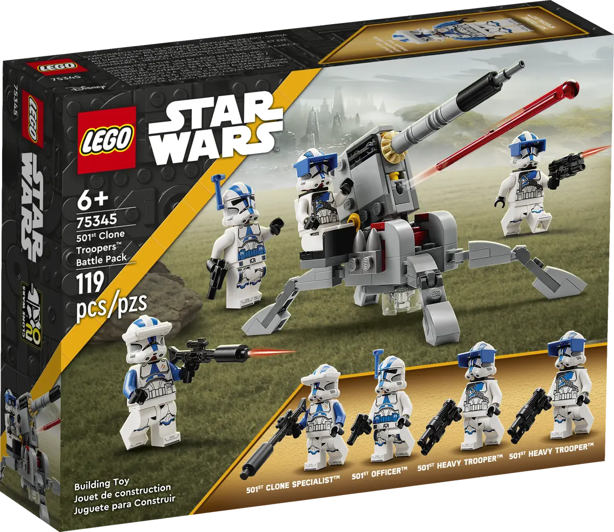 Star Wars 501st Clone Troopers Battle Pack 75345: Lead the